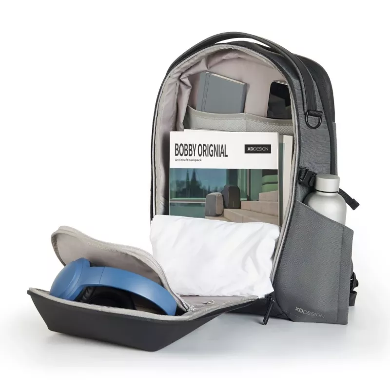 Mochila XDDESIGN Bizz cinzenta P705.932 – mochila citadina repelente à água e leve