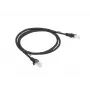 Cabo de rede LANBERG PCU5-10CC-0100-BK RJ-45 Cat5e, U/UTP, 1 m, Preto