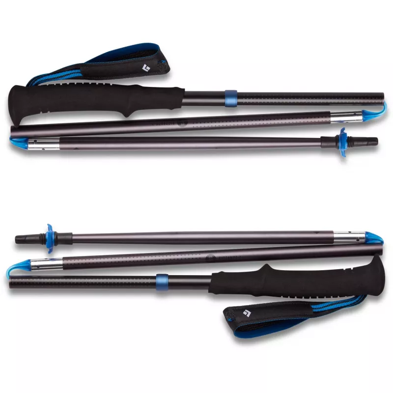 Bastões de caminhada Distance Z, equipamento de fitness cinzento, 1 par, 120 cm