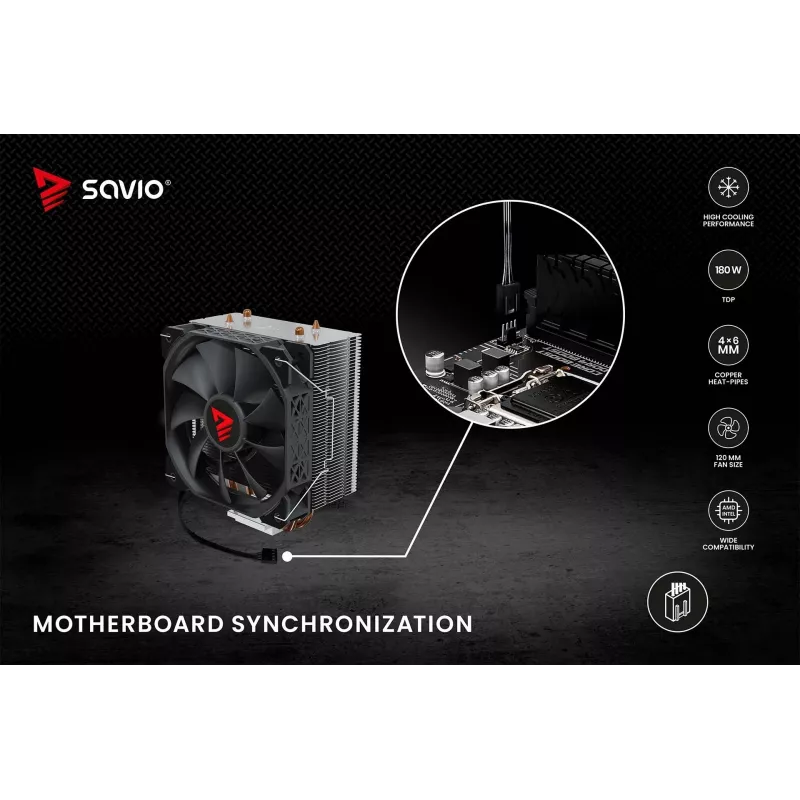 SAVIO VORTEX X2 Cooler de CPU
