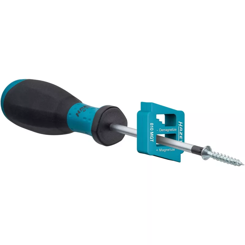 Magnetizador/desmagnetizador Hazet 810MGT – ferramenta de mão compacta para magnetizar e desmagnetizar pontas