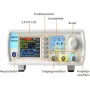 Joy-it JDS6600-LITE gerador de funções alimentado por rede 15 MHz - 0,01 µHz 2 canais triangular, retangular, sinal, sinusoidal, curva de Lorentz, arbitrário, impulso, ruído (JDS6600-LITE)