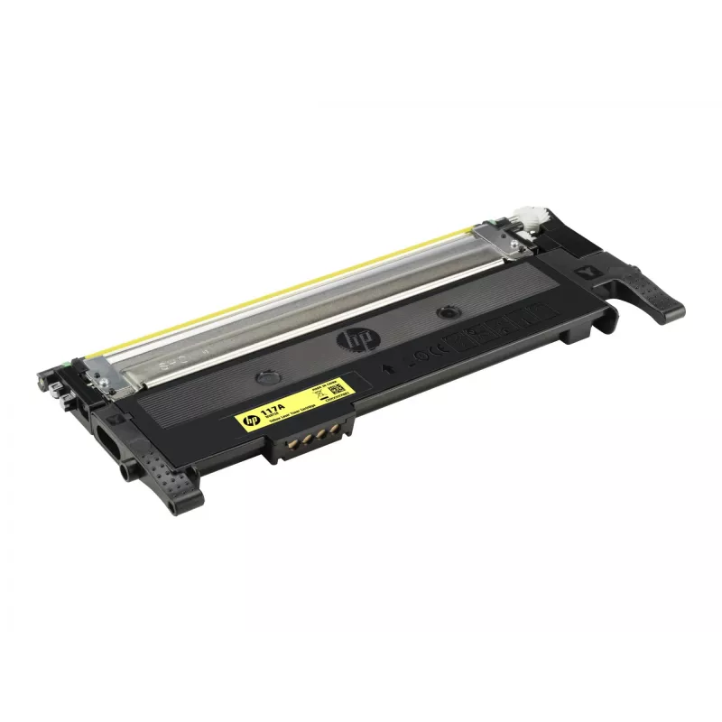 HP 117A Cartucho de toner laser original amarelo. Alcance do toner de cor: 700 páginas, cores de impressão: amarelo, quantidade por embalagem: 1 unid.