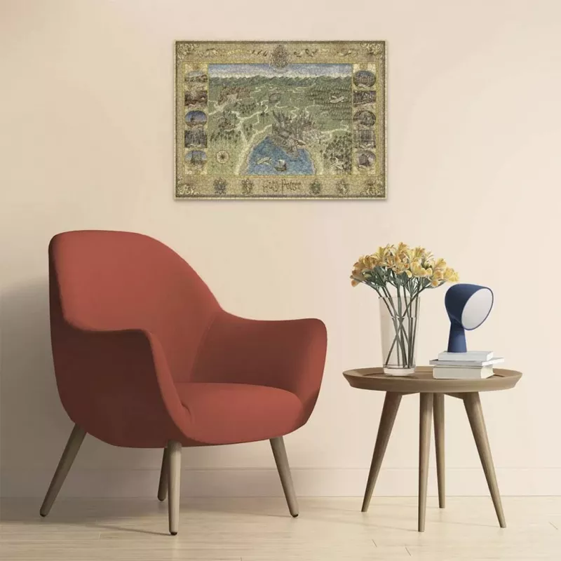 Puzzle Ravensburger Hogwarts Mapa 1500 peças – Ravensburger 1500 peças