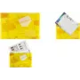 Pasta de documentos Herma Postmappe Zipper A4 PP amarelo formato XL para documentos A4