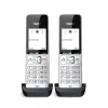 Telefone analógico/DECT Gigaset COMFORT 500HX duo com identificação de chamadas preto, prateado