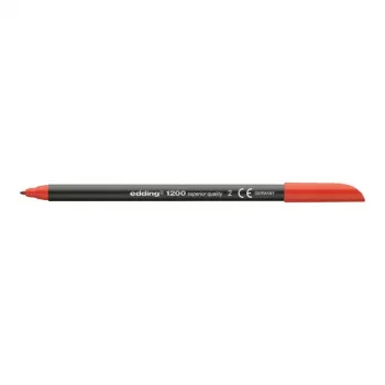 Caneta de feltro Edding 1200 vermelho 10 unid.