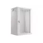 Armário de instalação de parede Lanberg 19'' 18U 600x450mm cinzento (porta lisa)