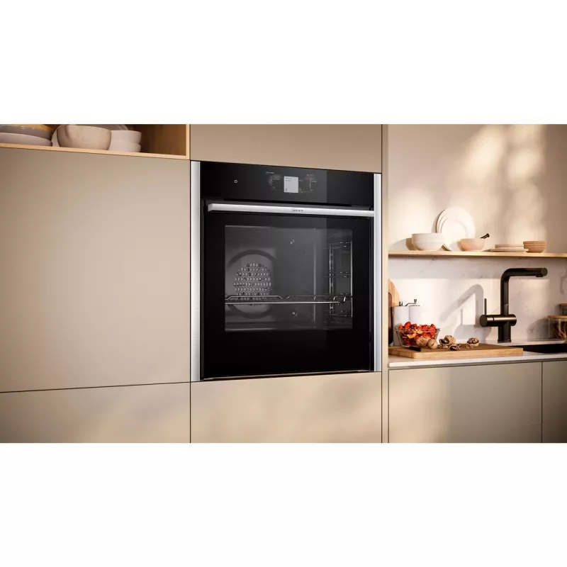 Neff B64CT73N0 Forno 71 L Preto, Aço inoxidável