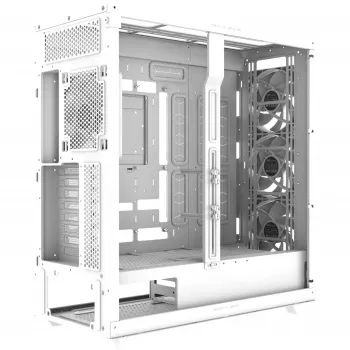 Caixa E-ATX Thermaltake AX500 Grand Tour com janela lateral de vidro (branco)