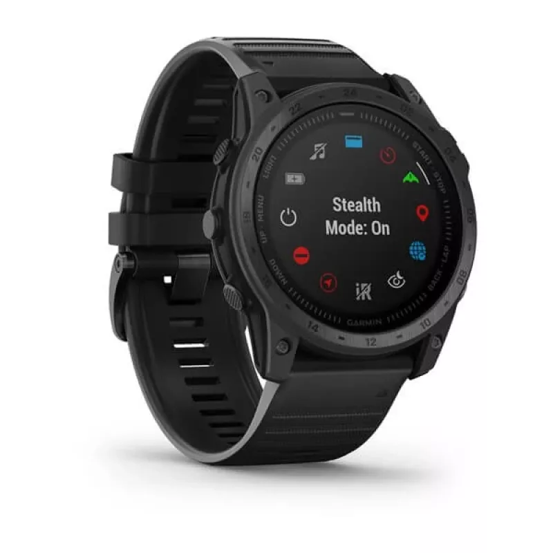 Garmin tactix 7 Standard Edition 010-02704-01 smartwatch GPS, 51 mm, ecrã de 3,56 cm (1,4"), polímero reforçado com fibra, bracelete de silicone, preto