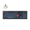 Teclado sem fios V6 MAX/CARBON preto V6M-D3 Keychron