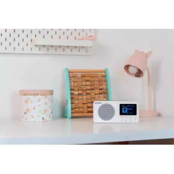 Rádio portátil Blaupunkt DR6WH branco