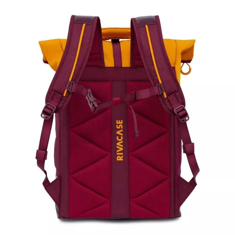 Rivacase Dijon 39,6 cm (15.6) mochila laranja, vermelho
