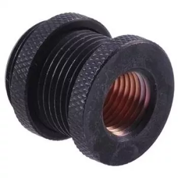 Alphacool 17069 - latão - cromado - preto - tubo flexível (PVC - silicone - neoprene) - 31 mm - 24 mm - 46 g (17069)