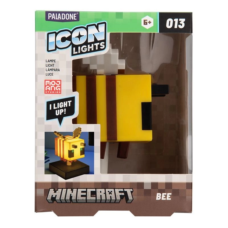 Luz ícone abelha Minecraft Paladone