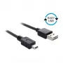 Cabo USB DeLOCK 0,5 m USB2.0-A USB2.0 Mini-B