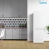 Frigorífico combinado Midea MDRB369FGE01 — 262 L (compartimento de refrigeração 194 L / compartimento de congelação 68 L), 177,3 cm, classe de eficiência energética E, branco