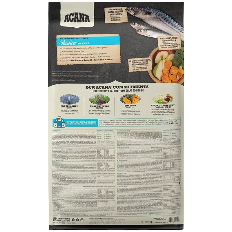 ACANA Highest Protein Pacifica - Alimento seco para cães - 11,4 kg