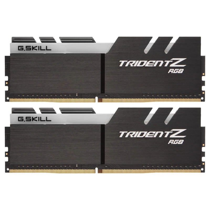 Módulo de RAM para desktop G.SKILL DDR4 16 GB (2x8 GB) 3200 MHz, DIMM de 288 pinos, 1,35 V, dissipador, RGB, Dual-Channel