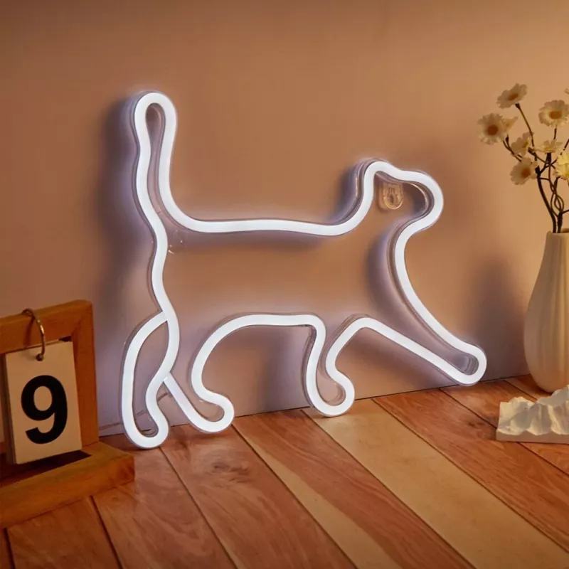 Luz néon decorativa MANTA SNL70WH Style Neon Lights CAT 2 branco 70 cm
