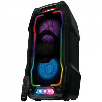 Altifalante SVEN PS-730, preto (100W, TWS, Bluetooth, FM, USB, microSD, ecrã LED, 4400 mAh)