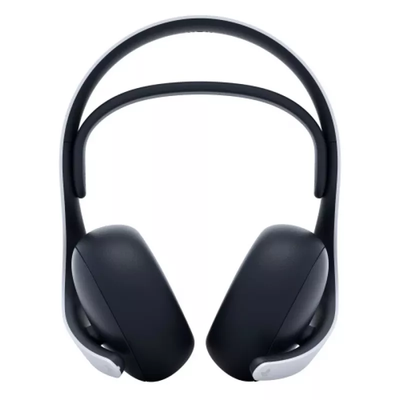 Headset Sony PULSE Elite com fios e sem fios arco de cabeça gaming Bluetooth base de carregamento preto, branco