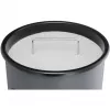Balde de lixo Durable 333023 17 L redondo metal prateado