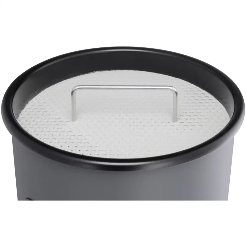 Balde de lixo Durable 333023 17 L redondo metal prateado