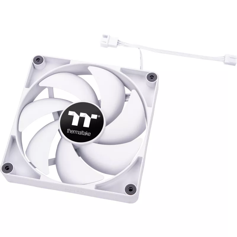 Ventoinha de caixa Thermaltake CT120 120mm branca pack de 2