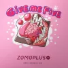 Tapete de rato gaming ZOMOPLUS Give Me Five, 500x420mm - rosa