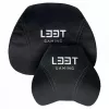 Conjunto de almofadas de cadeira gaming de luxo L33T Gaming 160382, espuma com memória, veludo, ultra macio, Preto