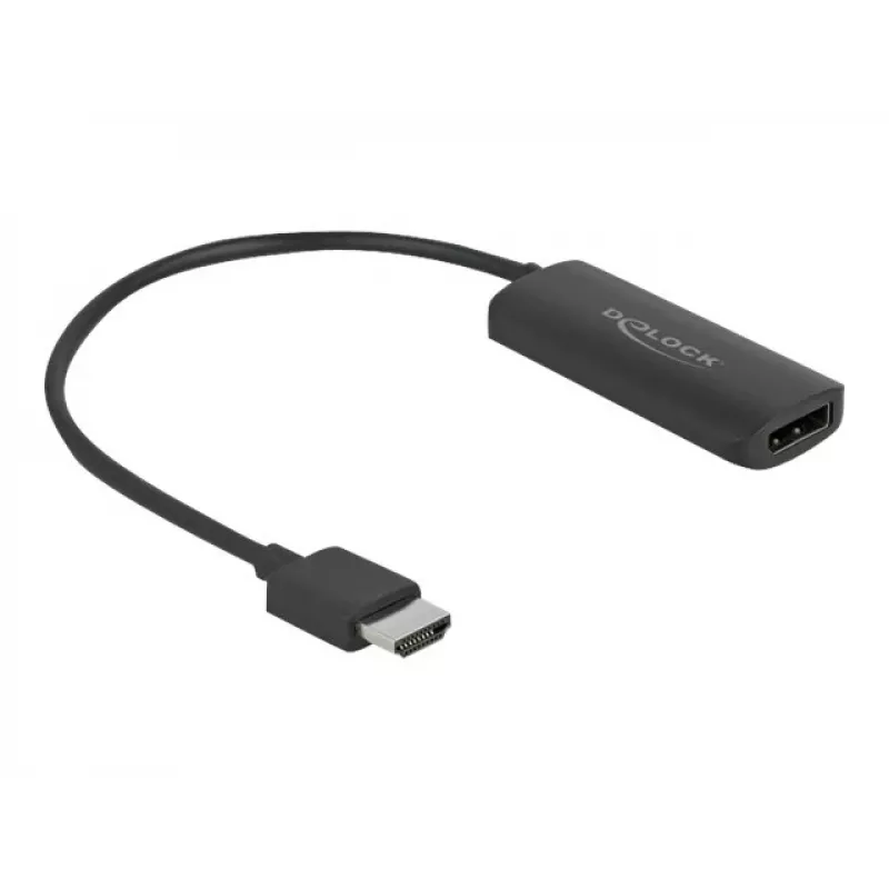 Adaptador HDMI-A macho para DisplayPort fêmea 4K 60 Hz DeLOCK 63206