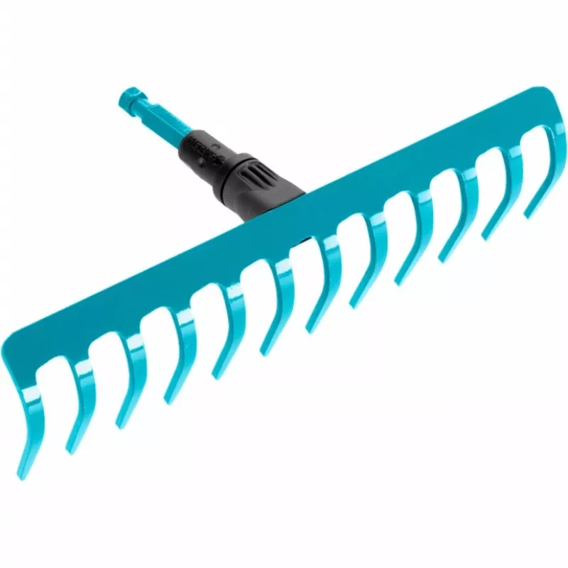 Conjunto completo de cultivador e ancinho combisystem (turquesa/madeira, 30 cm, 9 cm)