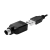 Teclado LogiLink ID0019A universal USB QWERTZ alemão preto