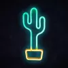 Luzes néon MANTA SNL07GN verde amarelo estilo cato decorativa LED néon