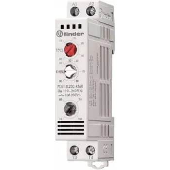 FINDER 7T.51.0.230.4360 Termo/higrostato multifunções (7T5102304360)