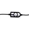 Headset gaming com fios GEMBIRD GHS-U-5.1-01 — over-ear, suporte 5.1, 20–20.000 Hz, cabo de 2 m, vermelho/preto