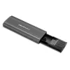 Caixa | compartimento NV2271 para disco M.2 SSD | SATA | NVMe | USB-C | 2TB