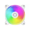Cooler Master MasterFan MF120 Halo2 White Edition MFL-B2DW-21NP2-R2 ventoinha de caixa ARGB de 120 mm, 27 dB, 51,88 CFM, branca