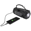 Tracer Explorer TRAGLO47616 coluna Bluetooth portátil, TWS, Bluetooth 5.3, 15 W RMS, rádio FM, lanterna, painel solar, powerbank de 1800 mAh, microSD, preta