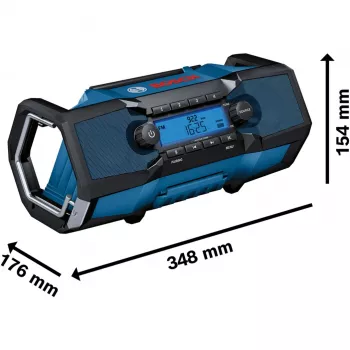 Bosch GPB 18V-2 C Professional portátil digital preto, azul, prateado