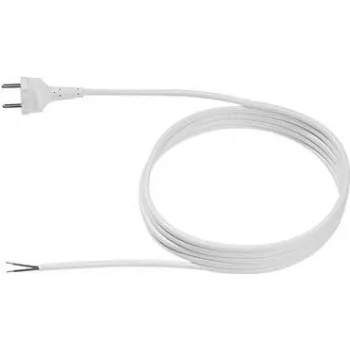Cabo de alimentação BACHMANN contour 3m branco 241.275 H05VV-F 2x1 com ficha tipo 24 solto 241.275 (241.275)