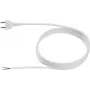 Cabo de alimentação BACHMANN contour 3m branco 241.275 H05VV-F 2x1 com ficha tipo 24 solto 241.275 (241.275)