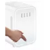 Mini-frigorífico com espelho de maquilhagem LED Elle ESDAFX08WHEU 8 L branco