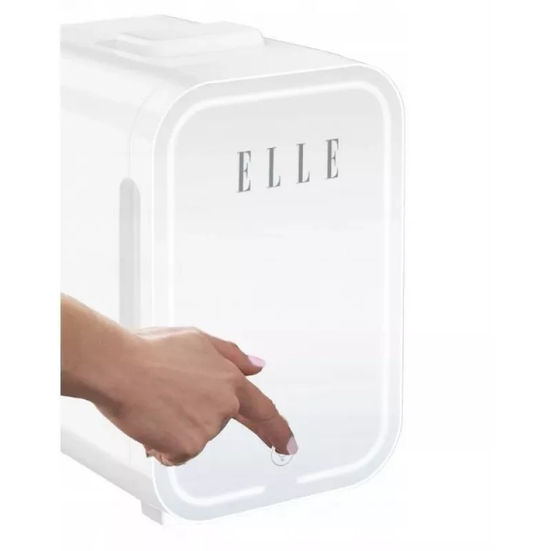 Mini-frigorífico com espelho de maquilhagem LED Elle ESDAFX08WHEU 8 L branco