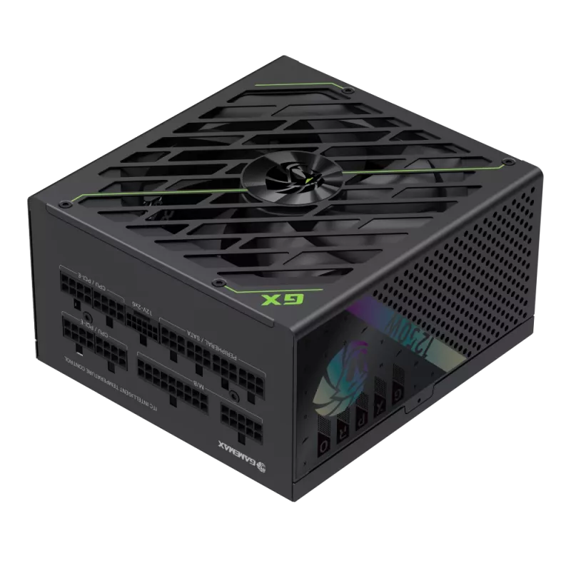 Fonte de alimentação Gamemax, 80 PLUS, Gold | GX PRO 1250G | 1250 W | totalmente modular