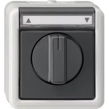 GIRA 015430 Interruptor elétrico preto - cinzento (015430)