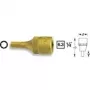 Hazet Chave de fendas de encaixe sextavado interior 6,3 mm (1/4) 8501-2.5 comprimento 28 mm (8501-2.5)