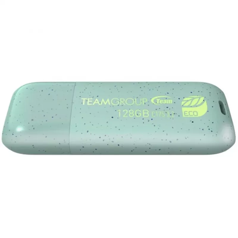 Pen drive USB Team Group C175 ECO 128 GB, USB-A 3.2 Gen 1, verde-cinzento
